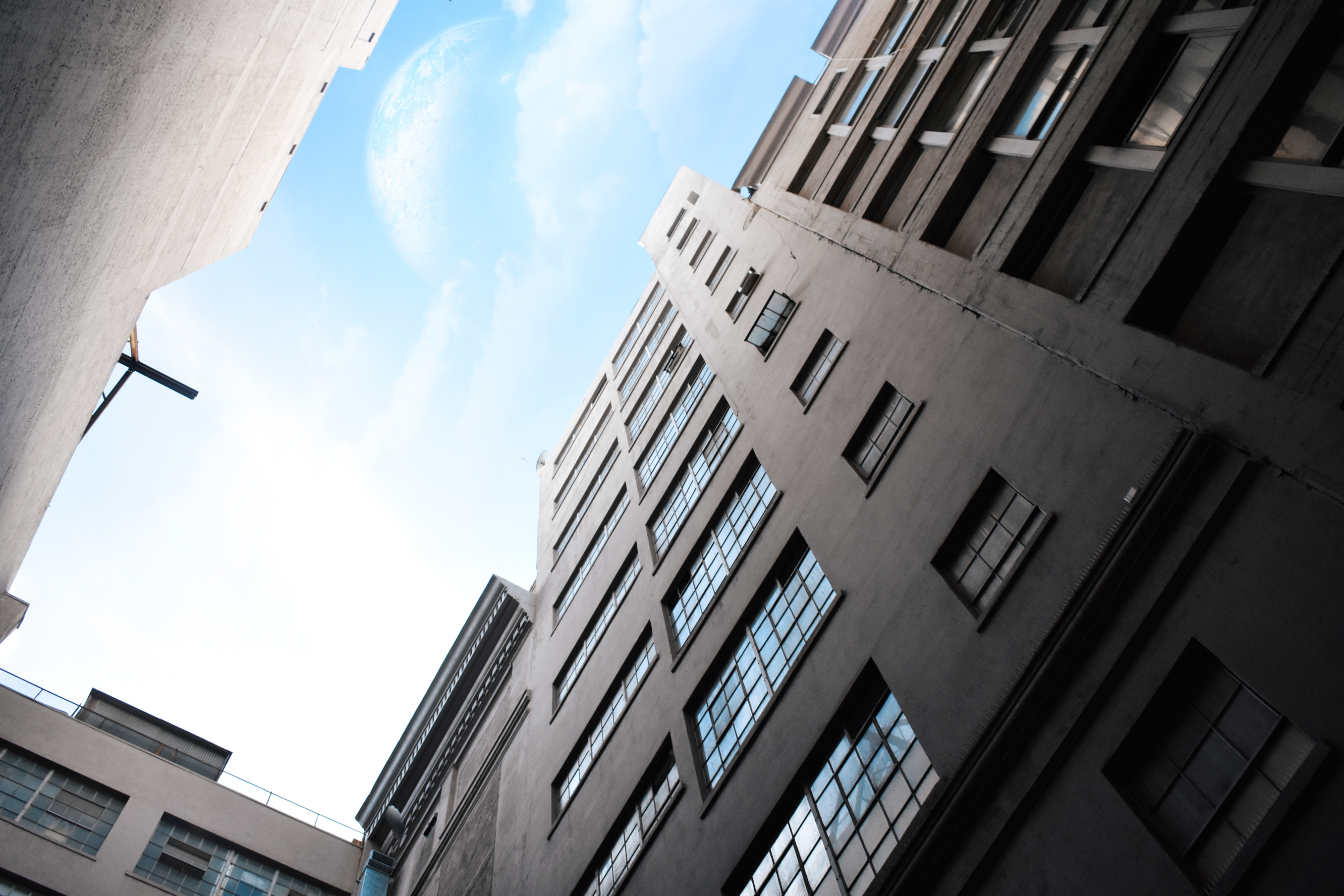 low angle photo of a building